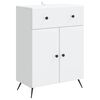 vidaXL Sideboard med skuffe Hvid 66 x 34,5 x 90 cm Konstrueret tr&aelig;