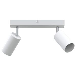 vidaXL Loftsspot med spotlights Hvid 26 x 5,5 x 16,5 cm Metal