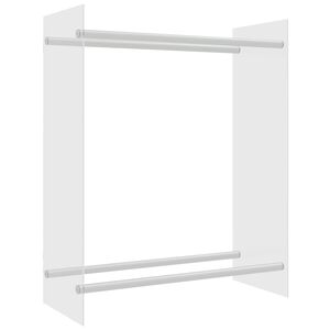 vidaXL br&aelig;ndestativ 80x35x100 cm h&aelig;rdet glas transparent
