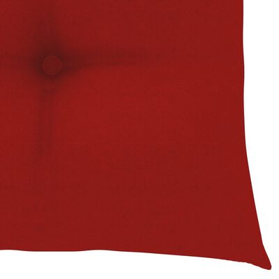 vidaXL sædehynder 4 stk. 40 x 40 x 8 cm rød