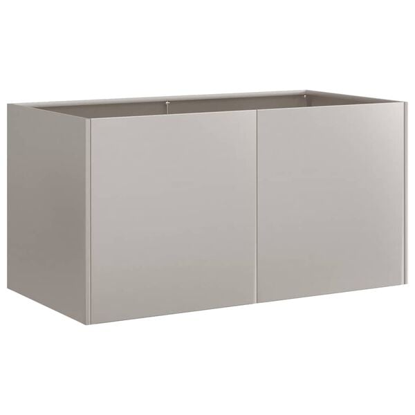 vidaXL plantekasse rustfarvet 80x40x40 cm forvitringsst&aring;l