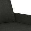 vidaXL 2-personers sofa 120 cm stof sort