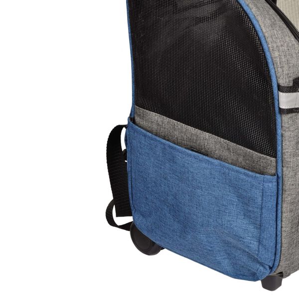 FLAMINGO 2-i-1 k&aelig;ledyrstrolley og rygs&aelig;k Kiara 517743