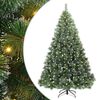 vidaXL Kunstigt juletr&aelig; med 300 LED'er Gr&oslash;n 240 cm PE og PVC