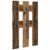 vidaXL V&aelig;gmonteret Jakkeholder V&aelig;gmonteret Gammelt tr&aelig; 65 x 3 x 100 cm