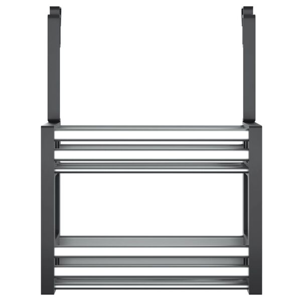 vidaXL opbevaringshylde til under h&aring;ndvask 34x12x26 cm aluminium