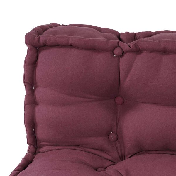 vidaXL Palle Sofa Pude Bordeaux Stof