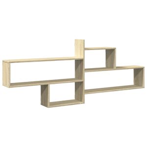 vidaXL v&aelig;ghylde 167,5x18x68 cm konstrueret tr&aelig; sonoma-eg