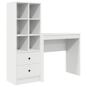 vidaXL Bord Hvid 125,5 x 40 x 127 cm 2 stk.