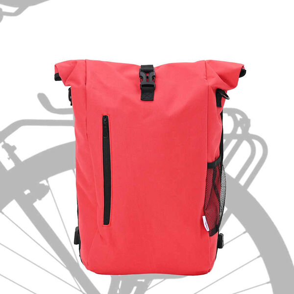 vidaXL Cykeltaske Rød 31 x 13 x 58 cm Polyester