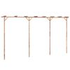 vidaXL pergola 385x40x205 cm bambus