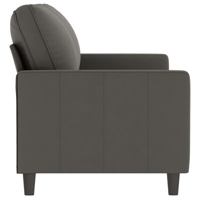 vidaXL 2-personers sofa 140 cm fløjl mørkegrå