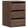 vidaXL kommode til hj&oslash;rne 40x41x58cm konstrueret tr&aelig; brun egetr&aelig;sfarve