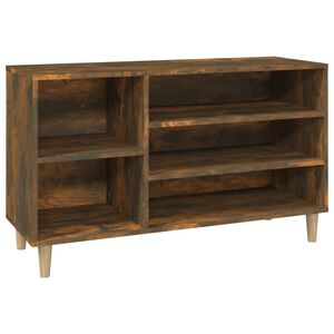 vidaXL skoskab 102x36x60 cm konstrueret tr&aelig; r&oslash;get egetr&aelig;sfarve