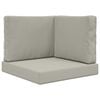 vidaXL Udend&oslash;rs Sofa Pude Polyester Gr&aring; 60 x 60 x 8 cm