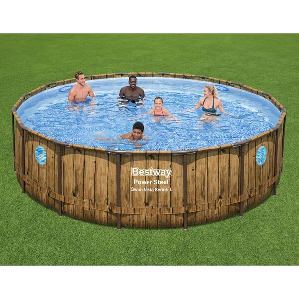 Bestway swimmingpools&aelig;t Power Steel 488x122 cm