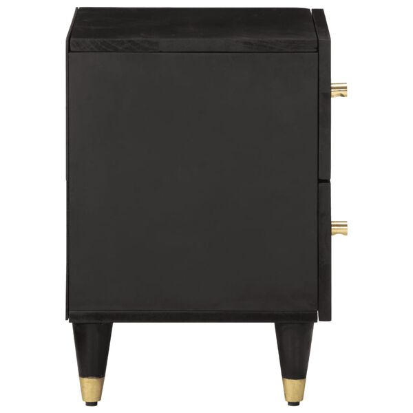 vidaXL sengebord 40x33x46 cm massivt mangotræ