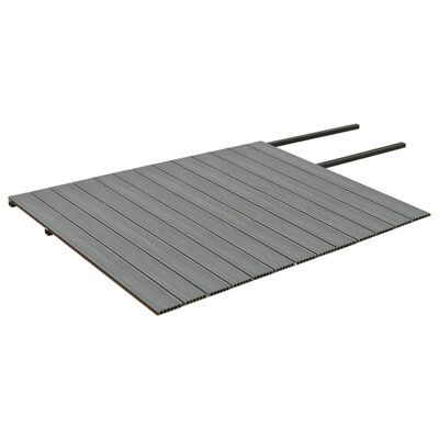 vidaXL terrassebrædder med tilbehør WPC 26 m² 2,2 m brun og grå