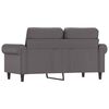 vidaXL 2-personers sofa 120 cm kunstlæder grå