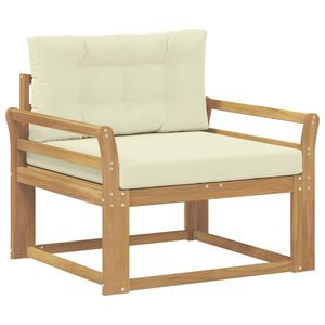 vidaXL Udend&oslash;rs Mellem Sofa Polyester Hvid