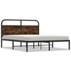 vidaXL sengeramme 150x200 cm uden madras konstrueret tr&aelig; r&oslash;get eg