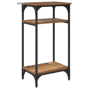 vidaXL Sidebord Gammelt tr&aelig; 40 x 30 x 75 cm Konstrueret tr&aelig;