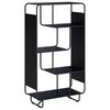 vidaXL Highboard Sort eg 80 x 37,5 x 144 cm Konstrueret tr&aelig;