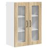 vidaXL V&aelig;gl&aring;gskab PORTO Sonoma eg 60 x 31 x 80 cm Konstrueret tr&aelig;