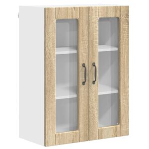 vidaXL V&aelig;gl&aring;gskab PORTO Sonoma eg 60 x 31 x 80 cm Konstrueret tr&aelig;