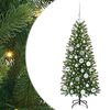 vidaXL Kunstigt juletr&aelig; med 150 LED'er Gr&oslash;n 120 cm PE og PVC