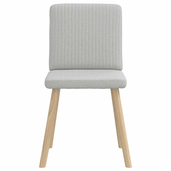 vidaXL spisebordsstole 2 stk. stof sky grå