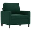 vidaXL l&aelig;nestol 60 cm velour lysegr&oslash;n
