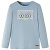 vidaXL Lang&aelig;rmet T-shirt til b&oslash;rn str. 128 lysebl&aring;
