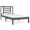 vidaXL sengeramme 75x190 cm Small Single massivt tr&aelig; gr&aring;