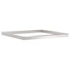 vidaXL Sneglehegn 20 stk. 100 x 3,5 x 25 cm Rustfrit st&aring;l S&oslash;lv