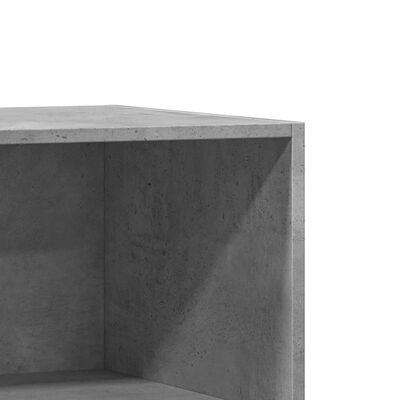 vidaXL tøjreol 77x48x102 cm konstrueret træ betongrå