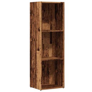 vidaXL Bogskab gammelt tr&aelig; 36x30x114 cm konstruktionstr&aelig;
