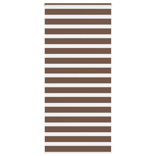 vidaXL zebragardin brun 110x230 cm stofbredde 105,9 cm polyester