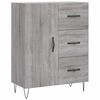 vidaXL sk&aelig;nk 69,5x34x90 cm konstrueret tr&aelig; gr&aring; sonoma-eg