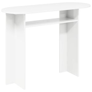 vidaXL Konsolbord Hvid 100 x 39,5 x 75 cm Konstrueret tr&aelig;