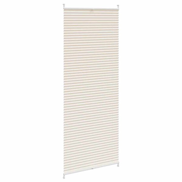 Plisseret blind 90x200 cm creme