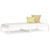 vidaXL daybed uden madras 90x200 cm massivt fyrretr&aelig; hvid