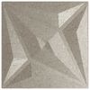 vidaXL V&aelig;gpaneler Stjerne 48 pcs Star Beton 50 x 50 cm XPS Skum