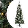 vidaXL Kunstigt juletr&aelig; Gr&oslash;n 150 cm PVC, plastik og st&aring;l