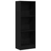 vidaXL bogreol 40x24x109 cm konstrueret tr&aelig; sort egetr&aelig;sfarve