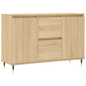 vidaXL sk&aelig;nk 101,5x35x70 cm konstrueret tr&aelig; sonoma-eg