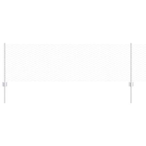 vidaXL Hegn med post S&oslash;lv 0,6 x 25 m St&aring;l