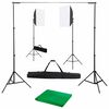vidaXL fotostudies&aelig;t med softbox-lamper og baggrund