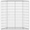 vidaXL gabion-højbed 100x20x100 cm trapezformet galvaniseret stål