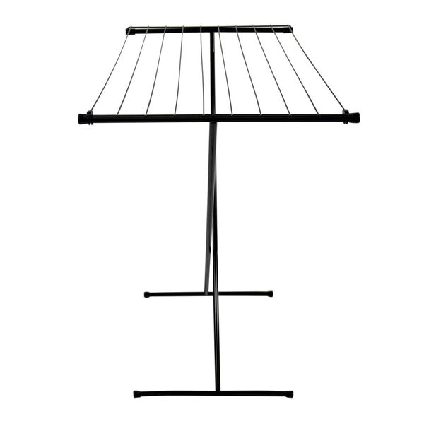 Bo-Camp t&oslash;rrestativ 9 m st&aring;l sort